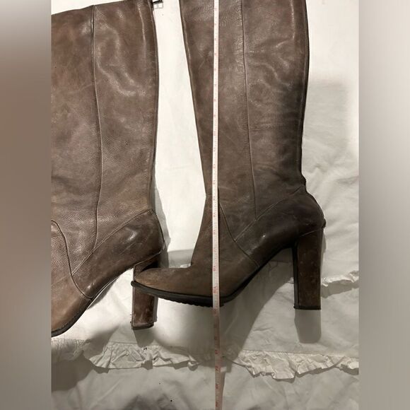 Enzo Angiolini knee high taupe leather boot. Karissa style size 9.5 FUC - Picture 8 of 10